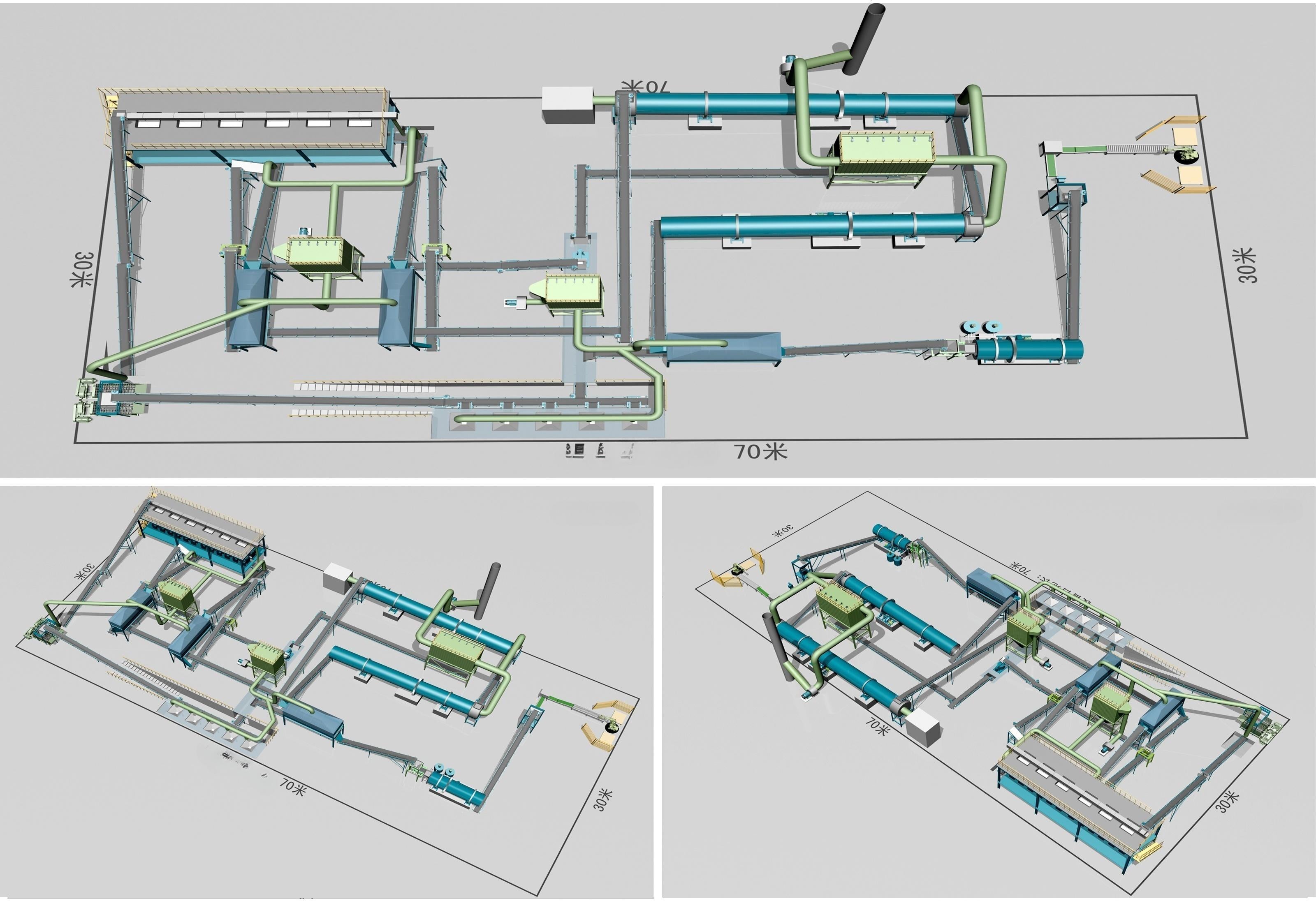 Double Roller Extrusion Granulator Production Line